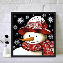 Load image into Gallery viewer, Snowman  - Full Drill Round Drill - 30x30cm