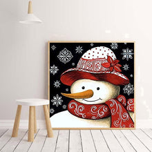 Load image into Gallery viewer, Snowman  - Full Drill Round Drill - 30x30cm