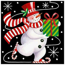 Load image into Gallery viewer, Snowman  - Full Drill Round Drill - 30x30cm