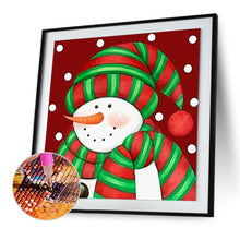 Load image into Gallery viewer, Snowman  - Full Drill Round Drill - 30x30cm