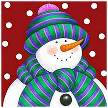 Load image into Gallery viewer, Snowman  - Full Drill Round Drill - 30x30cm