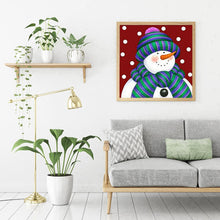 Load image into Gallery viewer, Snowman  - Full Drill Round Drill - 30x30cm