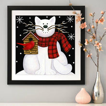 Load image into Gallery viewer, Cat - Full Drill Round Drill - 30x30cm