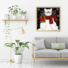 Load image into Gallery viewer, Cat - Full Drill Round Drill - 30x30cm