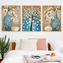 Load image into Gallery viewer, 3 Panels Vase Tree - Full Drill Round Drill - 95x45cm