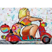 Load image into Gallery viewer, Girl  - Full Drill Round Drill - 40x30cm