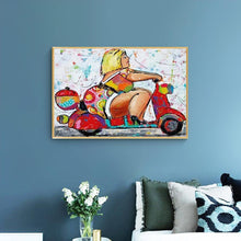 Load image into Gallery viewer, Girl  - Full Drill Round Drill - 40x30cm