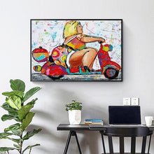 Load image into Gallery viewer, Girl  - Full Drill Round Drill - 40x30cm