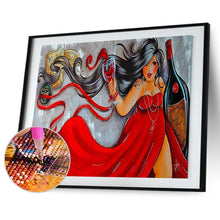 Load image into Gallery viewer, Girl  - Full Drill Round Drill - 40x30cm