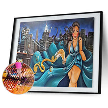 Load image into Gallery viewer, Girl  - Full Drill Round Drill - 40x30cm