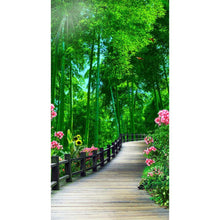 Load image into Gallery viewer, Green Forest - Full Drill Round Drill - 45x85cm