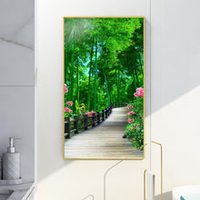 Load image into Gallery viewer, Green Forest - Full Drill Round Drill - 45x85cm