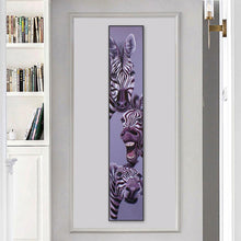 Load image into Gallery viewer, Animal Zebra - Full Drill Round Drill - 25x115cm