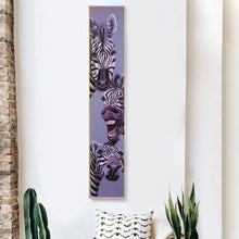 Load image into Gallery viewer, Animal Zebra - Full Drill Round Drill - 25x115cm