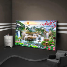 Load image into Gallery viewer, Waterfall Garden  - Full Drill Round Drill - 100x40cm
