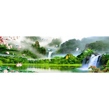 Load image into Gallery viewer, Waterfall Garden  - Full Drill Round Drill - 100x40cm
