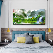 Load image into Gallery viewer, Waterfall Garden  - Full Drill Round Drill - 100x40cm