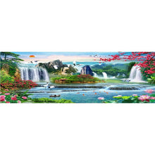 Load image into Gallery viewer, Waterfall Garden  - Full Drill Round Drill - 100x40cm