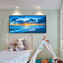 Load image into Gallery viewer, Sunrise at Sea - Full Drill Round Drill - 100x40cm