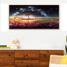 Load image into Gallery viewer, Star on the Lake - Full Drill Round Drill - 100x40cm