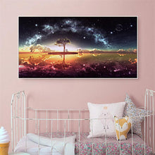 Load image into Gallery viewer, Star on the Lake - Full Drill Round Drill - 100x40cm