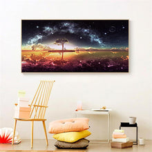 Load image into Gallery viewer, Star on the Lake - Full Drill Round Drill - 100x40cm