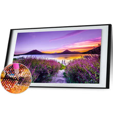 Load image into Gallery viewer, Lakeside Flower - Full Drill Round Drill - 100x40cm