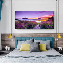 Load image into Gallery viewer, Lakeside Flower - Full Drill Round Drill - 100x40cm