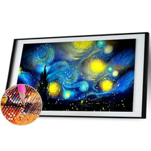 Load image into Gallery viewer, 80x45cm Abstract Night Sky - Full Drill Round Drill - 80x45cm