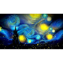 Load image into Gallery viewer, 80x45cm Abstract Night Sky - Full Drill Round Drill - 80x45cm