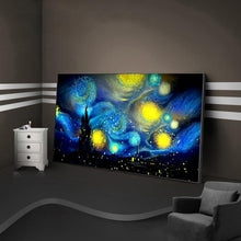Load image into Gallery viewer, 80x45cm Abstract Night Sky - Full Drill Round Drill - 80x45cm