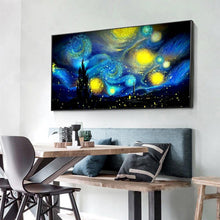 Load image into Gallery viewer, 80x45cm Abstract Night Sky - Full Drill Round Drill - 80x45cm