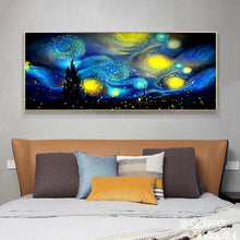 Load image into Gallery viewer, 80x45cm Abstract Night Sky - Full Drill Round Drill - 80x45cm