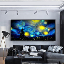Load image into Gallery viewer, 80x45cm Abstract Night Sky - Full Drill Round Drill - 80x45cm