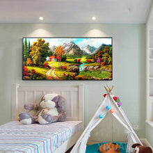 Load image into Gallery viewer, Quiet Village - Full Drill Round Drill - 100x50cm