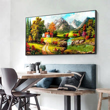 Load image into Gallery viewer, Quiet Village - Full Drill Round Drill - 100x50cm