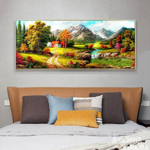 Load image into Gallery viewer, Quiet Village - Full Drill Round Drill - 100x50cm