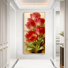 Load image into Gallery viewer, Flower - Full Drill Round Drill - 50x100cm