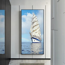 Load image into Gallery viewer, Ship - Full Drill Round Drill - 45x85cm