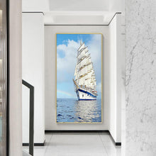 Load image into Gallery viewer, Ship - Full Drill Round Drill - 45x85cm