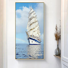 Load image into Gallery viewer, Ship - Full Drill Round Drill - 45x85cm