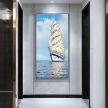 Load image into Gallery viewer, Ship - Full Drill Round Drill - 45x85cm