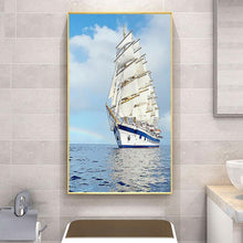 Load image into Gallery viewer, Ship - Full Drill Round Drill - 45x85cm