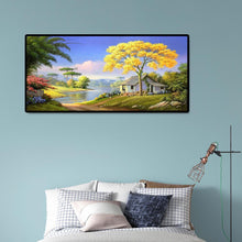 Load image into Gallery viewer, Village House - Full Drill Round Drill - 100x50cm