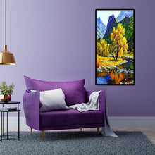 Load image into Gallery viewer, Lakeside Tree - Full Drill Round Drill - 45x85cm