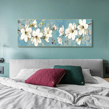 Load image into Gallery viewer, 80x30cm White Plum Blossom - Full Drill Round Drill - 80x30cm