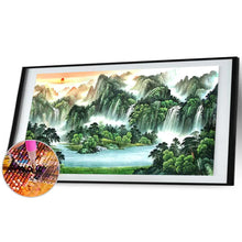 Load image into Gallery viewer, Mountains and Rivers - Full Drill Round Drill - 100x50cm