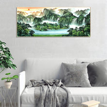 Load image into Gallery viewer, Mountains and Rivers - Full Drill Round Drill - 100x50cm