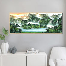 Load image into Gallery viewer, Mountains and Rivers - Full Drill Round Drill - 100x50cm