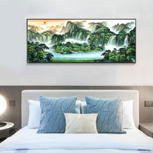 Load image into Gallery viewer, Mountains and Rivers - Full Drill Round Drill - 100x50cm